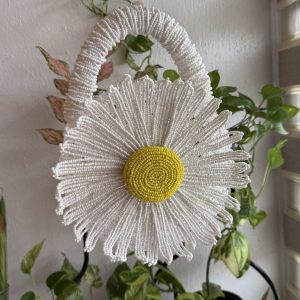 Round Bloom Bead Bag (Daisy )