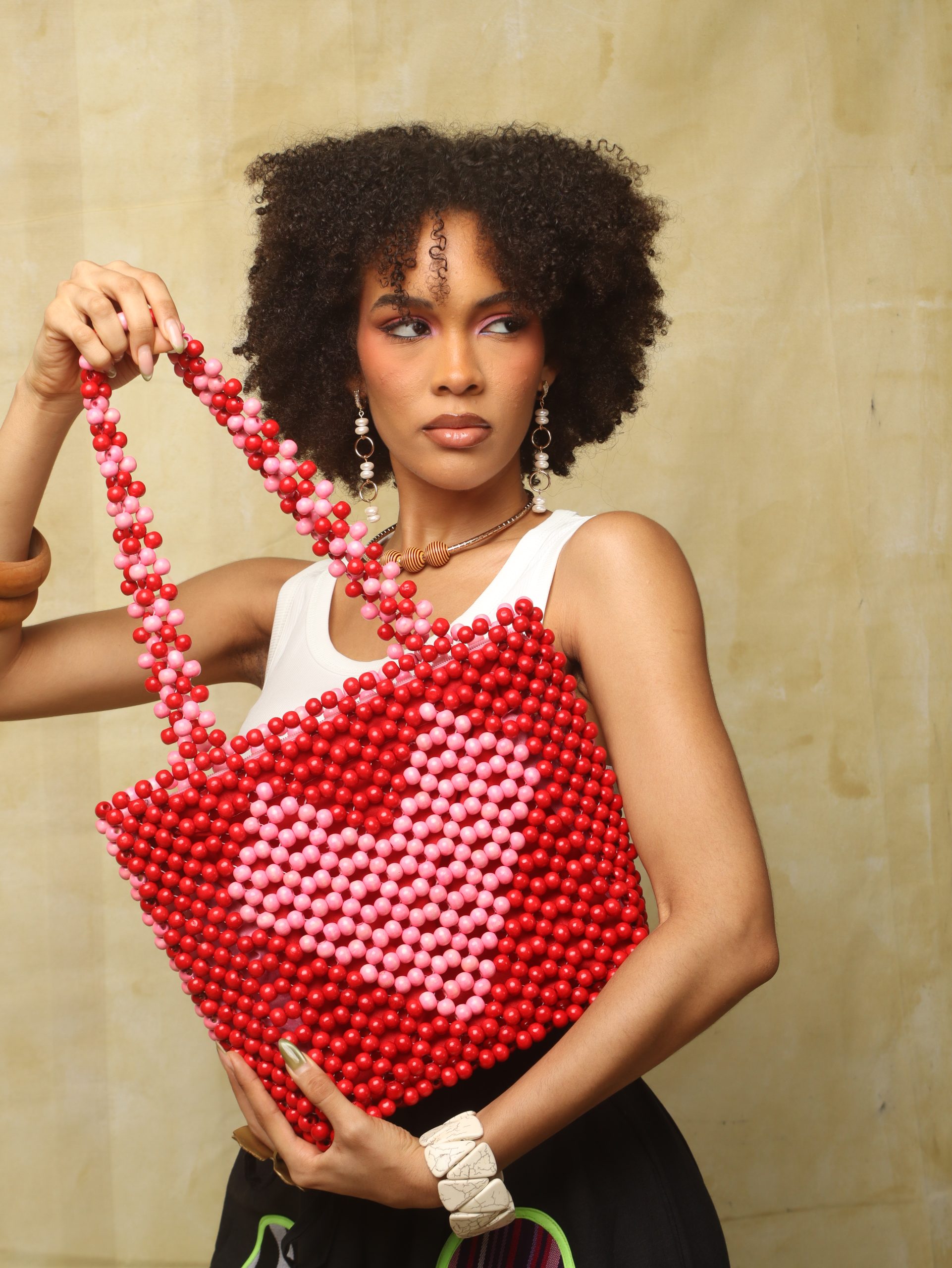 love tote red pink 4