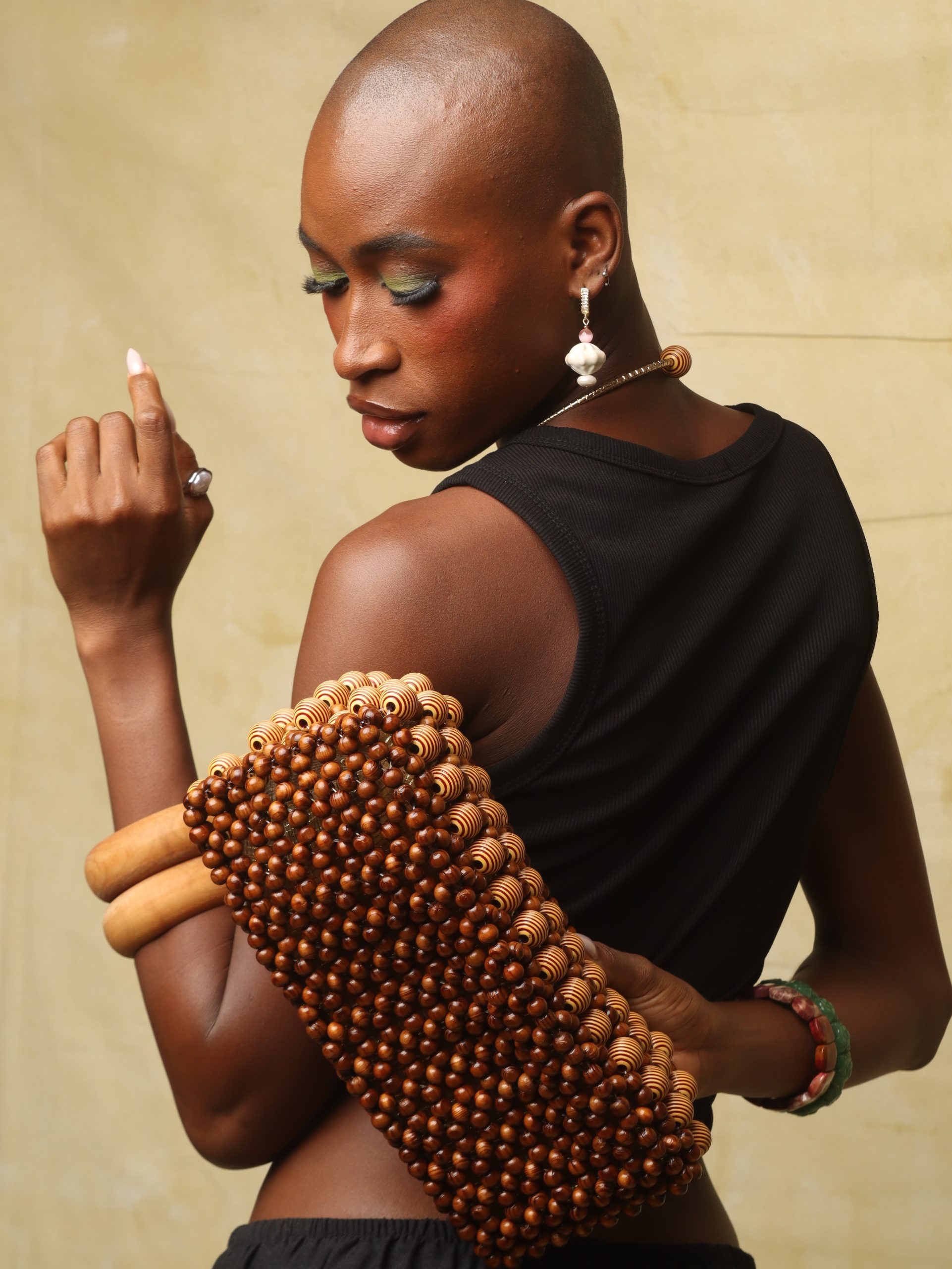 shako clutch NLA dark brown1